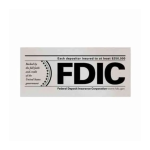 Wall-Mount FDIC Sign