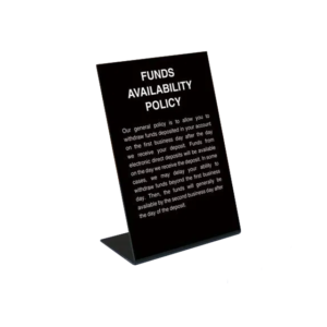 Funds Availability Disclosure