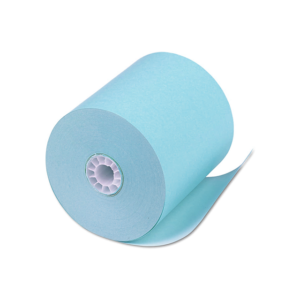Blue Thermal Receipt Rolls, 3-1/8" X 3" (230')<br>50 rolls/case