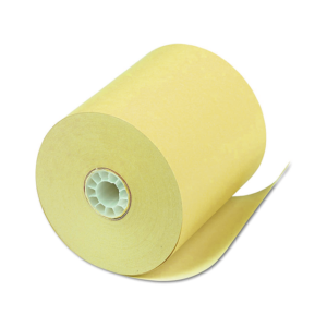 Yellow Thermal Receipt Rolls, 3-1/8" X 3" (230'), <br>50 rolls/case