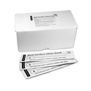 Cleaning Swabs, 5" handle, pre-saturated, 10 swabs per pack