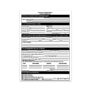 Customer Complaint Report EFT Transaction<br>100 sheets/pad