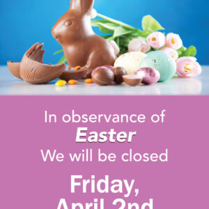 2026 Custom Holiday Closing Posters, 8-1/2" x 11" Printed on both sides, each