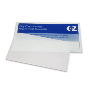 Large Cleaning Cards for Unisys Check Scanner, 25 cards per box