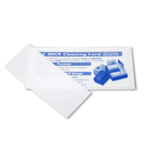 Cleaning Cards for Check Scanners, 25 cards per box