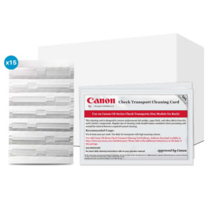 Canon Check Transport Cleaning Card featuring Waffletechnology®, 15 per box