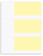 Forward Collection: Perferated for 3-up printing. Substitute check size 8-1/2' x 3-2/3", 500/pack