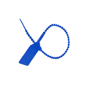 Sur-Seal FE-3 Security Seals - 9" overall length; 6-5/16" operational length; 6 digit hot stamp; BLUE; 10 per strip; 1,000 per pack