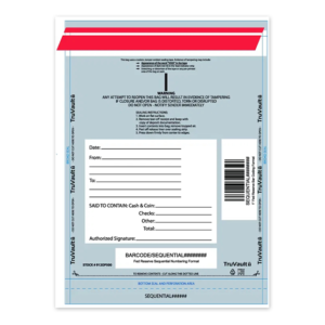 Plastic Tamper Evident FED Bundle & Deposit Bags