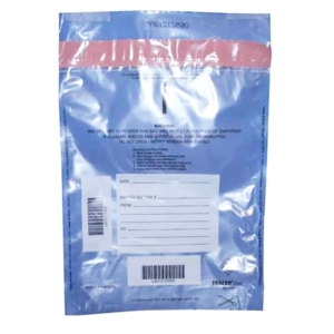20" x 28" Tamper Evident Security Deposit Bags - Clear, 100 bags/case