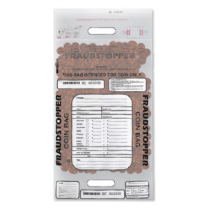 12" x 25" Clear Two-Handle Top Load COIN Bags, 200/Case