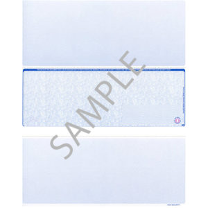 Blank, 24# Laser Compatible Cashier Check, 8-1/2" x 11", Packed 500 sheets per ream.