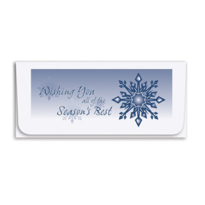 Holiday Currency Envelopes printed One and Two-color litho with White Sealing Envelopes, 500/box