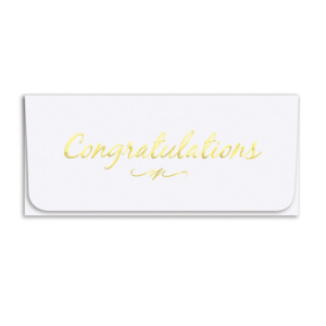 Holiday Currency Envelopes printed Foil and Four-color litho with white outer envelopes, 500/box