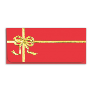 Holiday Currency Envelopes printed Foil and Four-color litho with white outer envelopes, 500/box