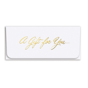 Holiday Currency Envelopes printed Foil and Four-color litho with white outer envelopes, 500/box