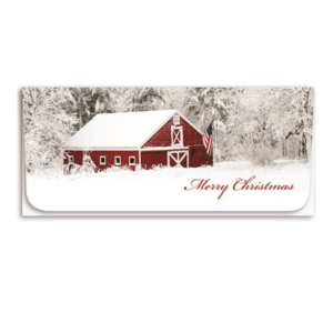Holiday Currency Envelopes printed Four-color litho with white outer envelopes, 500/box