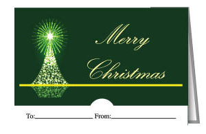 Merry Christmas Gift Card Holder, 100/pack