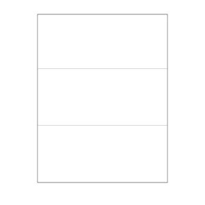 Blank - Printable - Tri-fold Paper<br>for Instant Issue Cards - 50 Sheets/Pack