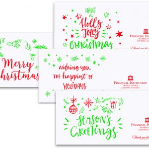 Holiday Drive-Up Envelopes Variety Pack, 2,500/case