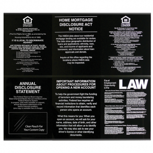 Wall Frame for (6) Acrylic Signs