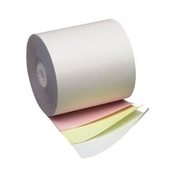 3" x 3" (67') 3-Ply W/C/P, <br>Carbonless Receipt Rolls, 50 rolls/case