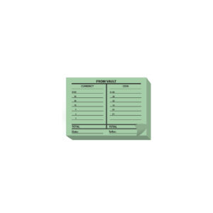 4" x 3" Green From-Vault Form, 100 sheets/pad