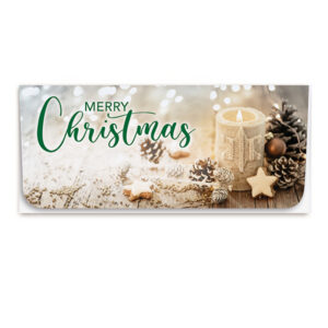 Holiday Currency Envelopes printed Foil and Four-color litho with white outer envelopes, 500/box