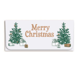 Holiday Currency Envelopes printed Foil and Four-color litho with white outer envelopes, 500/box