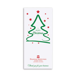 Holiday Drive-Up Envelopes printed One or Two-color litho, 2,500/case