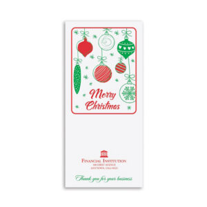 Holiday Drive-Up Envelopes printed One or Two-color litho, 2,500/case
