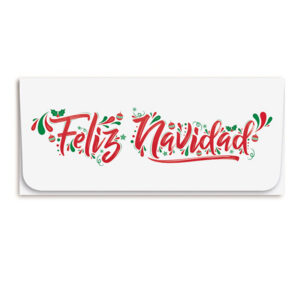 Holiday Currency Envelopes printed One and Two-color litho with White Sealing Envelopes, 500/box