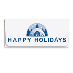Holiday Currency Envelopes printed One and Two-color litho with White Sealing Envelopes, 500/box