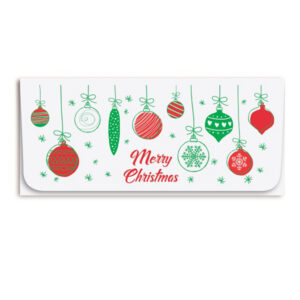 Holiday Currency Envelopes printed One and Two-color litho with White Sealing Envelopes, 500/box