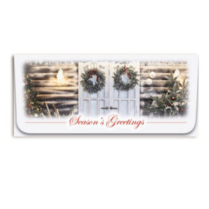 Holiday Currency Envelopes printed Four-color litho with white outer envelopes, 500/box