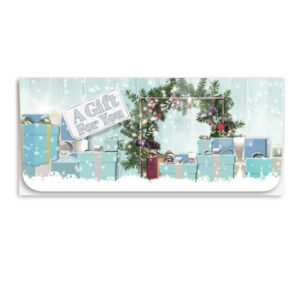 Holiday Currency Envelopes printed Four-color litho with white outer envelopes, 500/box