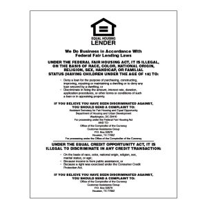 OCC Version, Single-Sided 11" x 14", White Background with Black Lettering, Laminated Poster